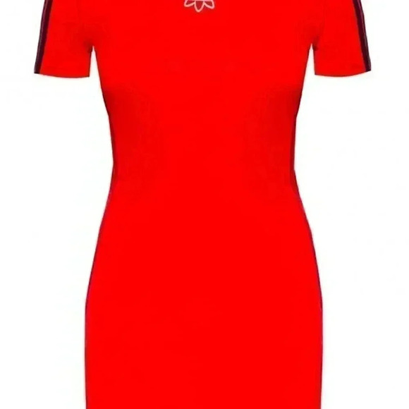 NWT Adidas by Alexander Wang crew neck streetwear athletic short sleeve dress M - Picture 3 of 5